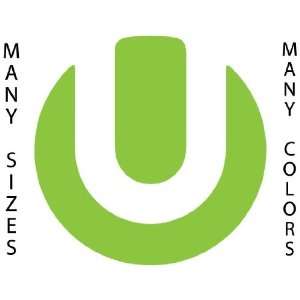 23 High   Lime Green   Ultra Music Festival Logo Self Adhesive Vinyl 