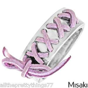 Brand New Unique MISAKI Sterling Silver CORSET Ring  