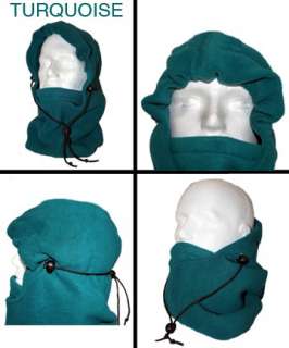 MANY COLOURS* Fleece Chill hood skiing balaclava snood  