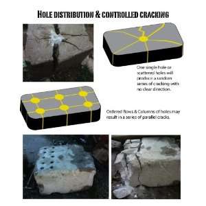   Explosive Powder Cracks Apart Concrete & Rock For Easy Demolition Type