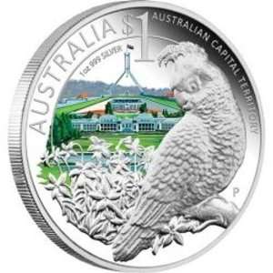   2010   1$ Celebrate Australian Capital Territory 1Oz 