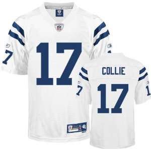 Austin Collie White Reebok NFL Premier Indianapolis Colts Jersey 