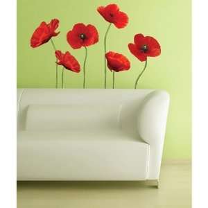  Poppies at Play Peel & Stick Giant Wall Decals Everything 