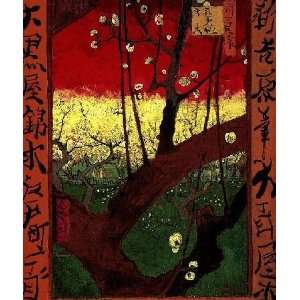     Flowering Plum Tree, By Gogh Vincent van