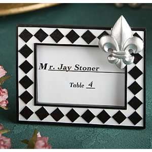 Bridal Shower / Wedding Favors  Fleur De Lis Design Placecard/Photo 