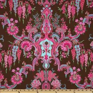  44 Wide Crazy Love JoAnn Brown Fabric By The Yard 