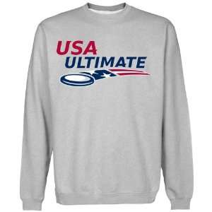  USA Ultimate Disc Premium Crew Neck Fleece Sweatshirt 