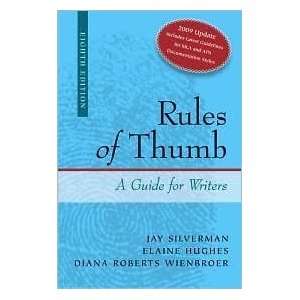   of Thumb 8th (eighth) edition Text Only Jay (Author)Silverman Books
