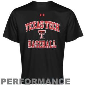Under Armour Texas Tech Red Raiders Baseball Tech Performance T shirt 