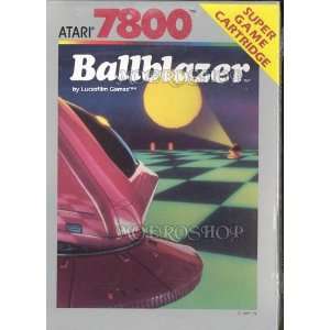  ATARI 7800 Super Video Game Cartridge Ballblazer by Lucasfilm Games 