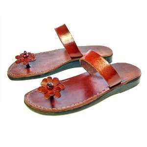 Jerusalem Woman Style IX   Leather Biblical Sandals from the Holy Land 