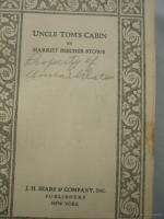 Antique UNCLE TOMS CABIN Harriet Beecher Stowe 1923  