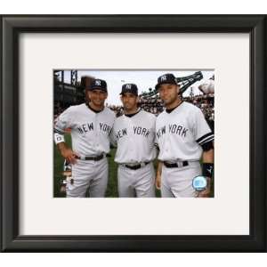 Alex Rodriguez, Jorge Posada, and Derek Jeter Framed Photographic 