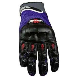  Joe Rocket Phoenix 3.0 Blue on Black Motorcycle Gloves 