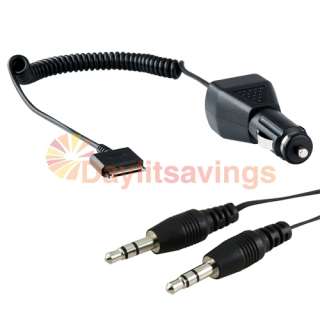   Cable Cord+DC CAR CHARGER Kit For Apple iPod NANO 6G 6th Gen  