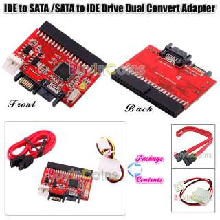 IDE to SATA /SATA to IDE Drive Dual Convert Adapter  