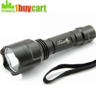 UltraFire C8 CREE Q5 mode LED Torch Flashlight Tactical Torch Light wb 