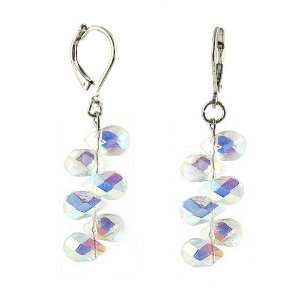  Earrings   E89   Side Drilled Fire Polished Glass Beads 