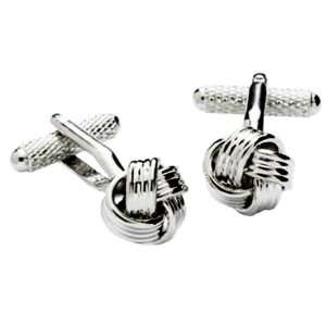  Chrome knot cufflinks Jewelry