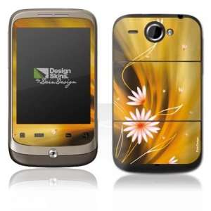   Design Skins for HTC Wildfire   Flower Blur Design Folie Electronics