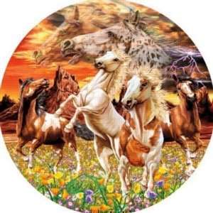   14 Horses 1000pc Jigsaw Puzzle by Steven Michael Gardner Toys & Games