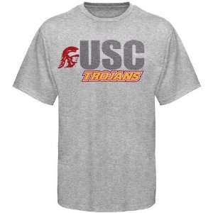  USC Trojans Ash Slant Type T shirt