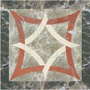   Emperador Dark Rojo Alicante Trim Brown Borders Polished Stone   18750