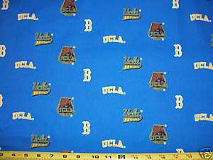 UCLA BRUINS 100% COTTON FABRIC NEW DESIGN PATTERN  