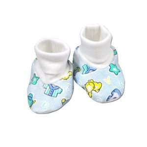    Blue Checked Baby Toys Preemie Boys Toe Warmers, 3 6lbs Size Baby