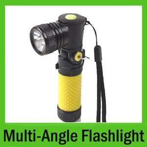   Swivel Angle Head LED Flashlight Torch Lamp Cree Q5 Lighting Bright