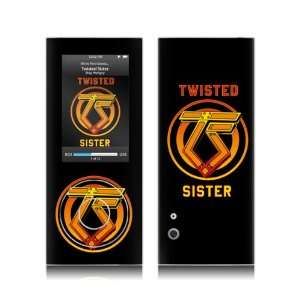   MS TSIS10039 iPod Nano  5th Gen  Twisted Sister  Logo Skin Music