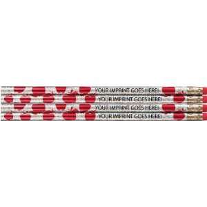  Imprinted Apple Twinkler Segment Pencils No.2 Lead   720 