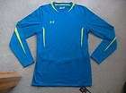 New with Tags Under Armour UA Soccer Mens Blue Long Sle