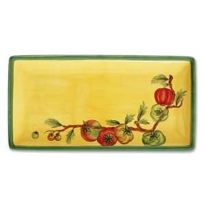  Tomatoes   Handpainted Tomato Rectangular Platter Kitchen 