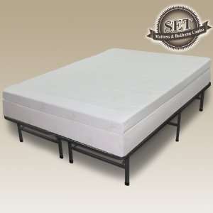  Sleep Master 13 Pillow Top Memory Foam Mattress & Frame 