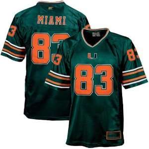   Hurricanes #83 Green Prime Time Football Jersey
