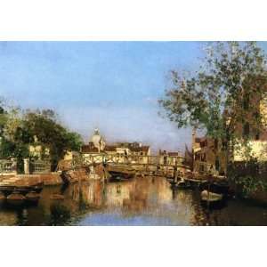  A Canal near the Isle of Giudecca, Il Redentore in the 