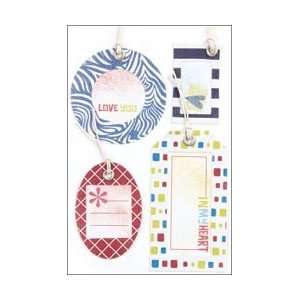  Lauderdale Self Adhesive Canvas Tags 4/Pkg Arts, Crafts & Sewing
