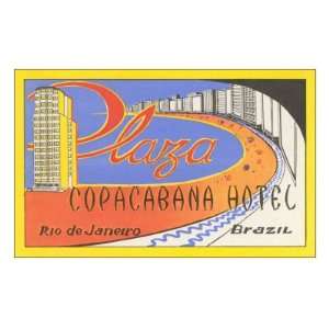  Plaza Copacaban Hotel, Rio de Janeiro Premium Poster Print 