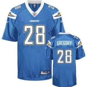 Steve Gregory Jersey San Diego Chargers #28 Navy Replica Jersey 