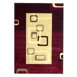 All Framed Out I Red Area Rug (91 x 63)   Low Price Guarantee 