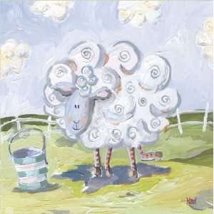  Ed the Sheep Canvas Reproduction