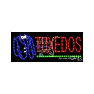  Tuxedos LED Business Sign 11 Tall x 27 Wide x 1 Deep 