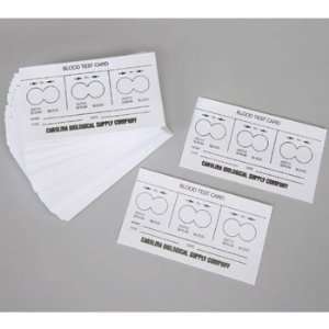 Blood Test Cards