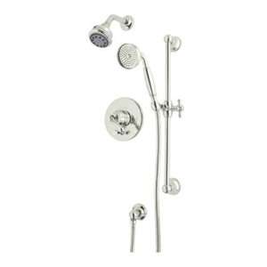 Rohl AKIT20LP PN Country Bath Pressure Balance Shower Package in Polis