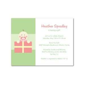  Baby Shower Invitations   Cooing Present Posies By Studio 