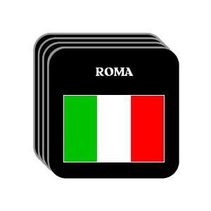 Italy   ROMA Set of 4 Mini Mousepad Coasters