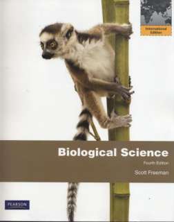 Biological Science 4E by Scott Freeman (2010, Other) 9780321597960 