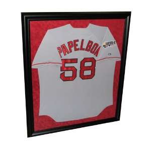 Autographed Jonathan Papelbon Grey Jersey with World Series Patch 