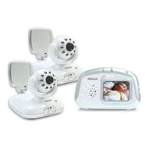   BebeSounds Portable Color Video and Sound Monitor with 2 Cameras Baby